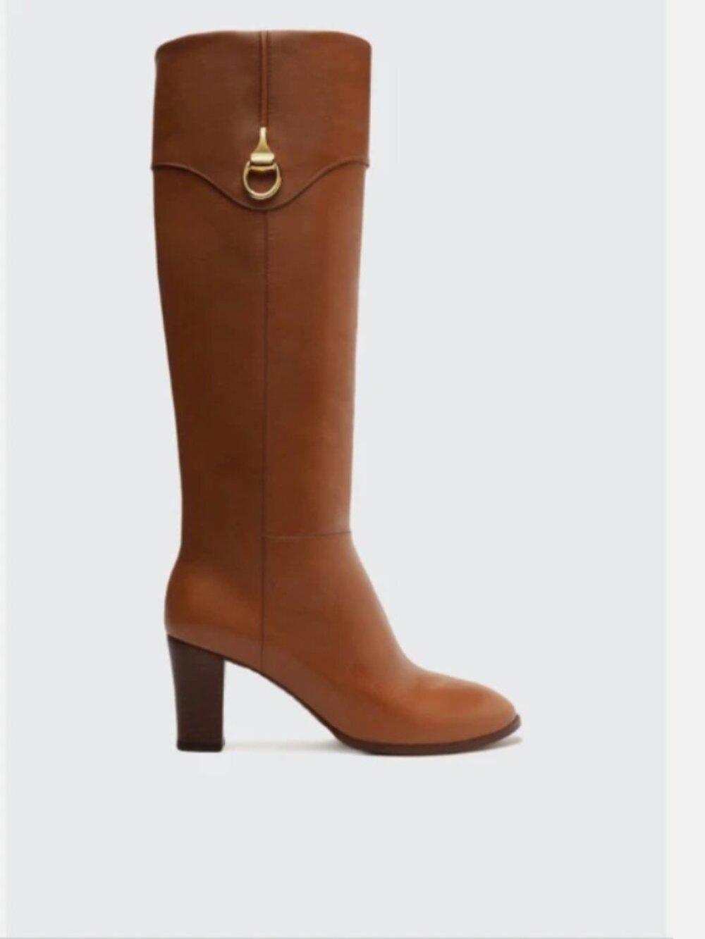 Arezzo Women's Vivian Mid Block Heel Boots - Caramel,NEW WITH BOX